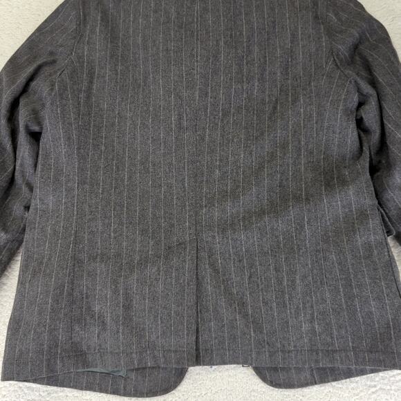 Banana Republic Sport Coat Removable Puffer‎ Blazer 3-in-1 Wool Gray Men's Large - Picture 6 of 12